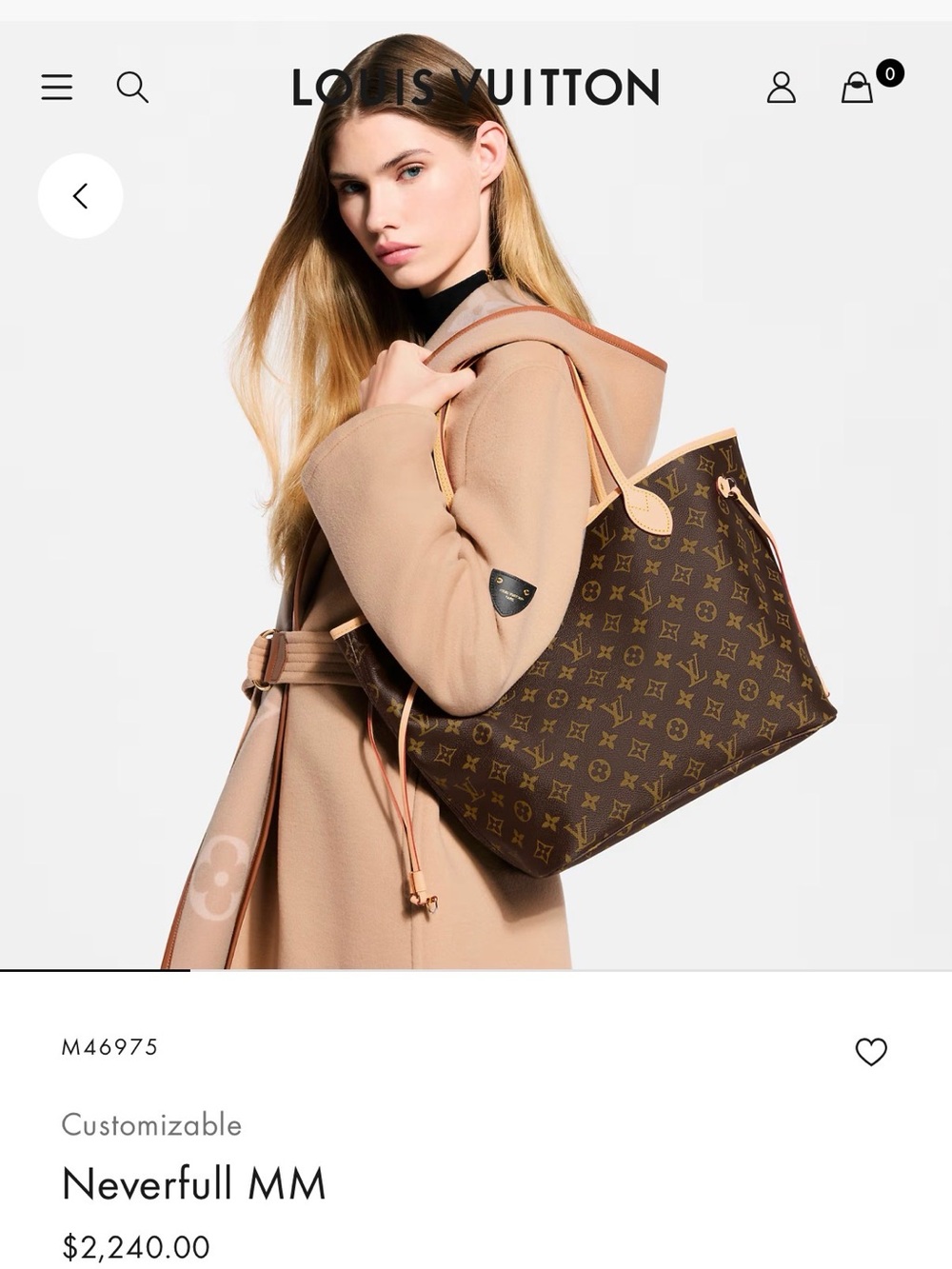 Louis Vuitton Monogram MM Tote .